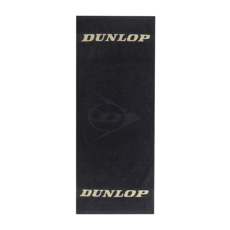 Dunlop handdoek zwart